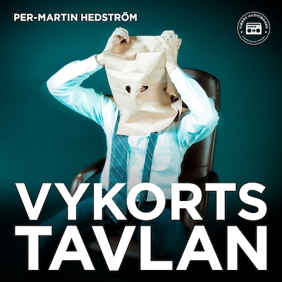 Vykortstavlan – omslag till ljudboken av Per-Martin Hedström