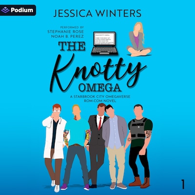 The Knotty Omega – omslag til lydbogen af Jessica Winters