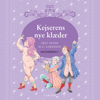 Kejserens nye klæder - med lydeffekter! – omslag til lydbogen af H. C. Andersen