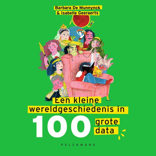 Een kleine wereldgeschiedenis in 100 grote data – omslag van het luisterboek van Barbara De Munnynck