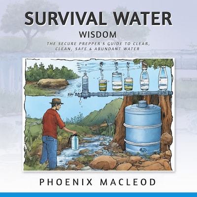 Survival Water Wisdom – omslag til lydbogen af Phoenix MacLeod