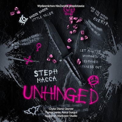 Unhinged – okładka audiobooka, autor Steph Macca