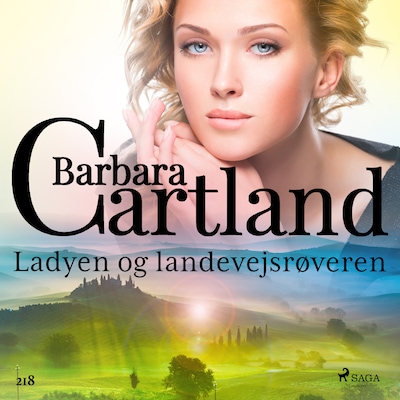 Ladyen og landevejsrøveren – omslag til lydbogen af Barbara Cartland