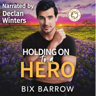 Holding On to a Hero – omslag til lydbogen af Bix Barrow