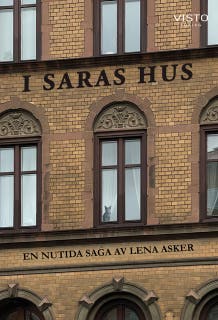 I Saras hus – omslag till ljudboken av Lena Asker