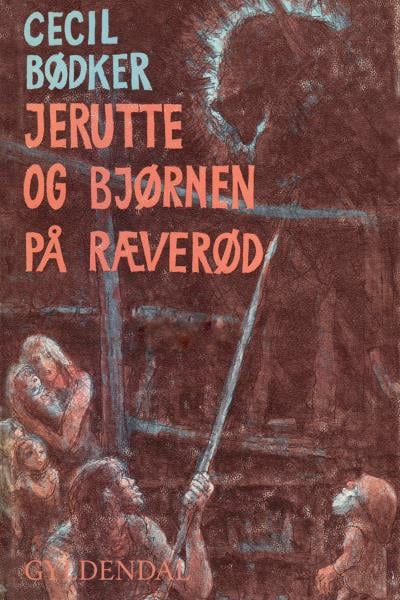 Jerutte og bjørnen på Ræverød – omslag til lydbogen af Cecil Bødker