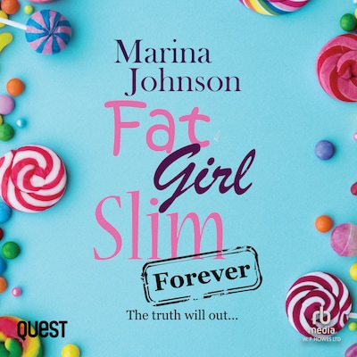 Fat Girl Slim Forever – omslag til lydbogen af Marina Johnson