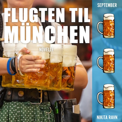 Flugten til München – omslag til lydbogen af Nikita Ravn