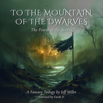 To The Mountain of the Dwarves – omslag til lydbogen af Jeff Miller