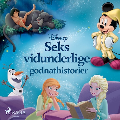 Seks vidunderlige godnathistorier – omslag til lydbogen af Disney