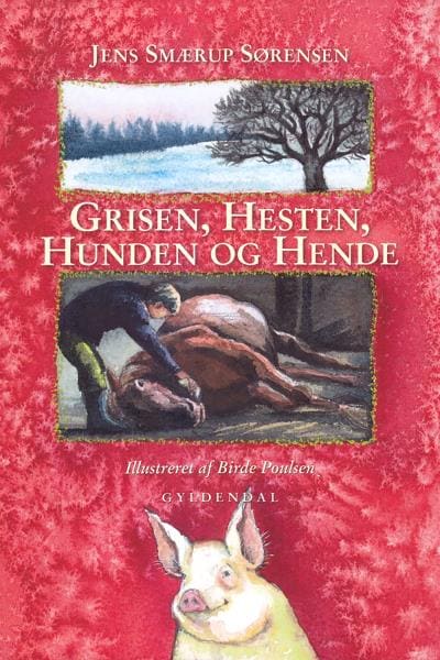 Grisen, hesten, hunden og hende – omslag til lydbogen af Jens Smærup Sørensen