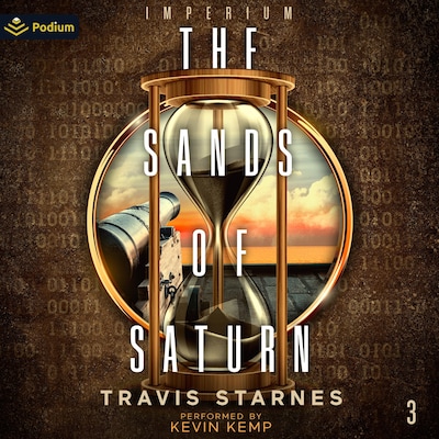 The Sands of Saturn – omslag til lydbogen af Travis Starnes