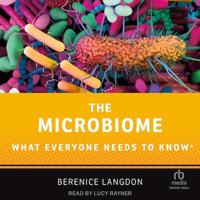 The Microbiome – omslag til lydbogen af Berenice Langdon