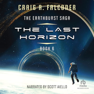 The Last Horizon – omslag til lydbogen af Craig A. Falconer