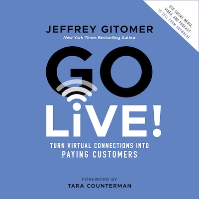 Go Live! – omslag til lydbogen af Jeffrey Gitomer