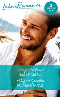 Puls i storstan / Främling på tåg – omslag till ljudboken av Abigail Gordon,Amy Andrews