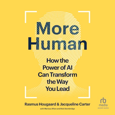 More Human – omslag til lydbogen af Rasmus Hougaard, Jacqueline Carter
