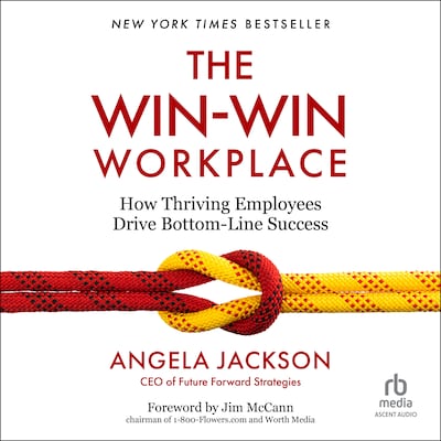 The Win-Win Workplace – omslag til lydbogen af Angela Jackson