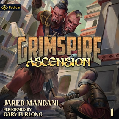 Grimspire Ascension – omslag til lydbogen af Jared Mandani
