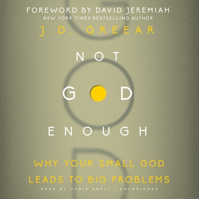 Not God Enough – omslag til lydbogen af J. D. Greear