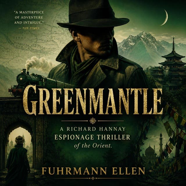 Greenmantle: A Richard Hannay Espionage Thriller of the Orient. – omslag til lydbogen af John Buchan