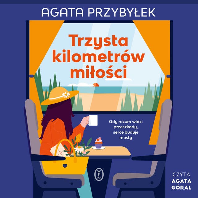 Trzysta kilometrów miłości – okładka audiobooka, autor Agata Przybyłek