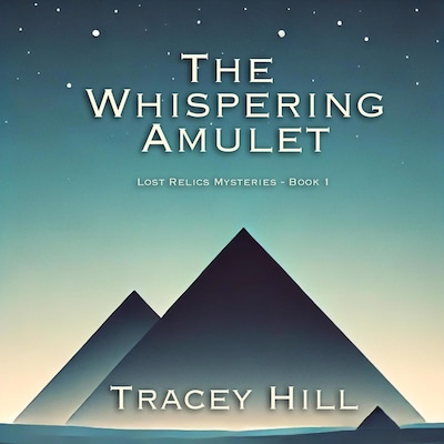 The Whispering Amulet – omslag til lydbogen af Tracey Hill
