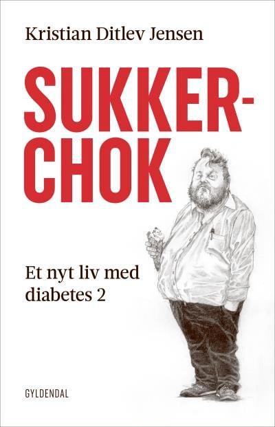 Sukkerchok – omslag til lydbogen af Kristian Ditlev Jensen