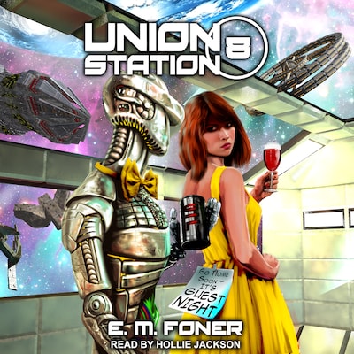 Guest Night on Union Station – omslag til lydbogen af E.M. Foner
