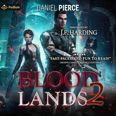 Bloodlands 2 – omslag til lydbogen af Daniel Pierce