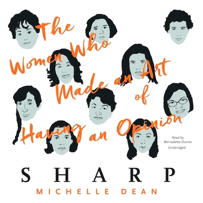 Sharp – omslag til lydbogen af Michelle Dean