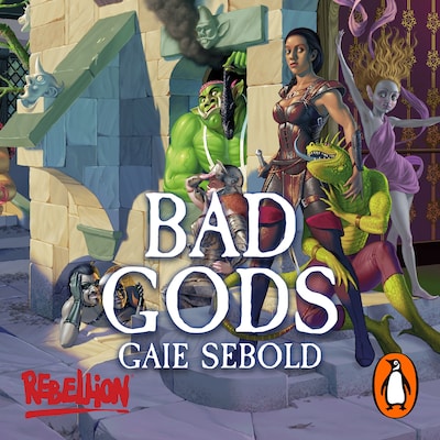 Bad Gods – omslag til lydbogen af Gaie Sebold