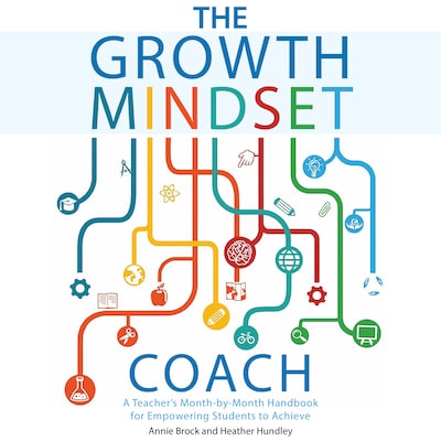 The Growth Mindset Coach – omslag til lydbogen af Annie Brock, Heather Hundley