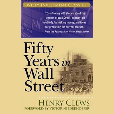 Fifty Years in Wall Street – omslag til lydbogen af Henry Clews, Victor Niederhoffer