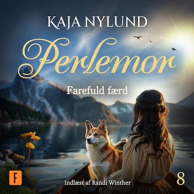 Farefuld færd – omslag til lydbogen af Kaja Nylund