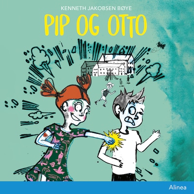 Pip og Otto – omslag til lydbogen af Kenneth Jakobsen Bøye
