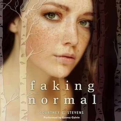 Faking Normal – omslag til lydbogen af Courtney C. Stevens