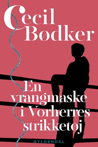 En vrangmaske i Vorherres strikketøj – omslag til lydbogen af Cecil Bødker