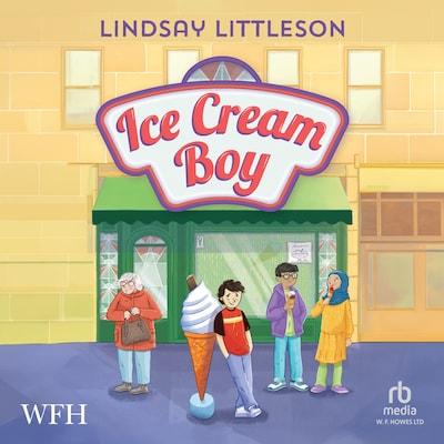 Ice-Cream Boy – omslag til lydbogen af Lindsay Littleson