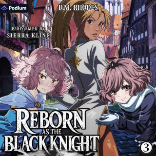 Reborn as the Black Knight: Volume 3: Reborn as the Black Knight, Book 3 – omslag till ljudboken av D. M. Rhodes