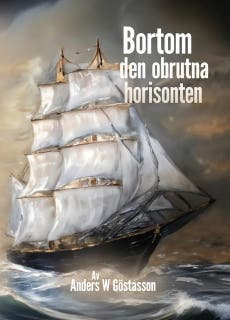 Bortom den obrutna horisonten – omslag till ljudboken av Anders W Göstasson