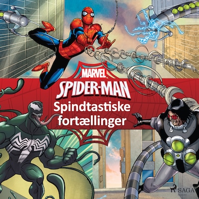 Spider-Man - Spindtastiske fortællinger – omslag til lydbogen af Marvel