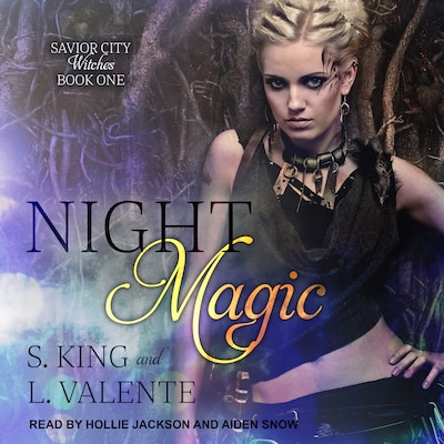 Night Magic – omslag til lydbogen af L. Valente, S. King