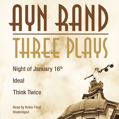 Three Plays – omslag til lydbogen af Ayn Rand