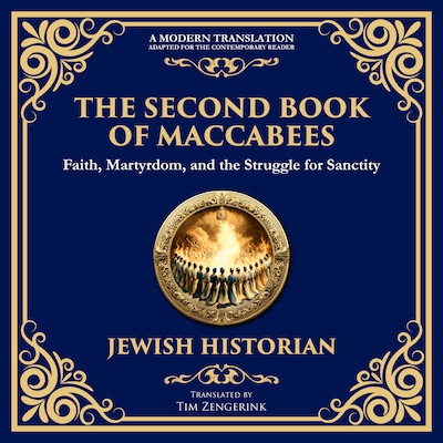 The Second Book of Maccabees – omslag til lydbogen af Tim Zengerink, Anonymous Jewish Historian