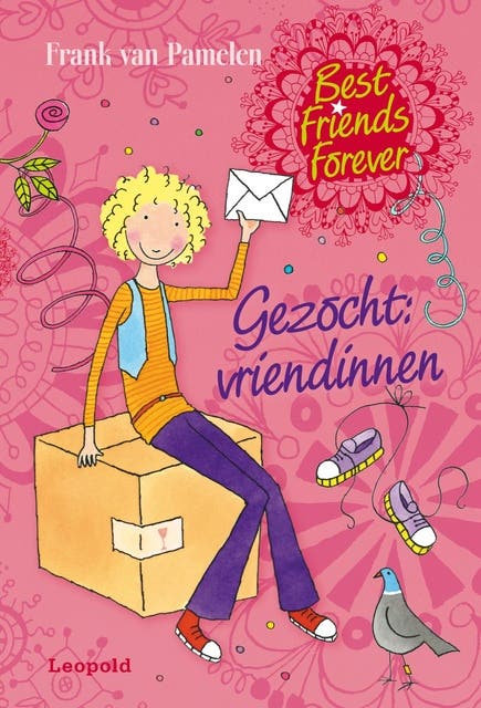 Gezocht: vriendinnen: best friends forever – omslag van het luisterboek van Frank van Pamelen