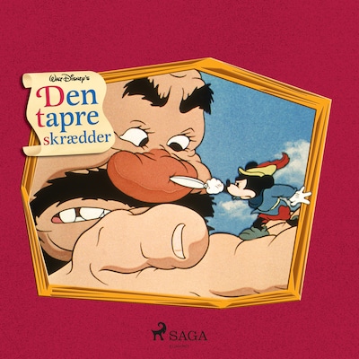 Mickey - Den tapre skrædder – omslag til lydbogen af Disney