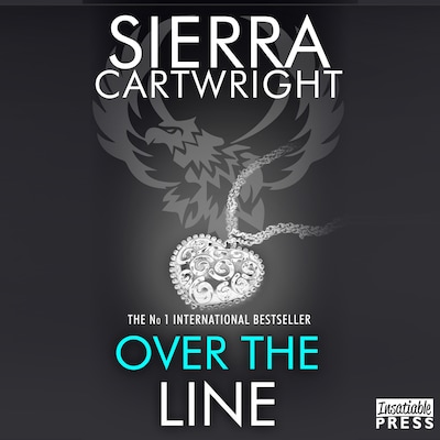 Over the Line – omslag til lydbogen af Sierra Cartwright