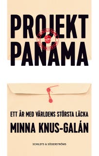 Projekt Panama: Ett år med världens största läcka – omslag till ljudboken av Minna Knus-Galán