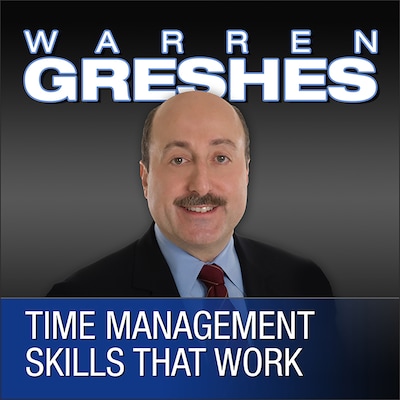 Time Management Skills That Work – omslag til lydbogen af Warren Greshes